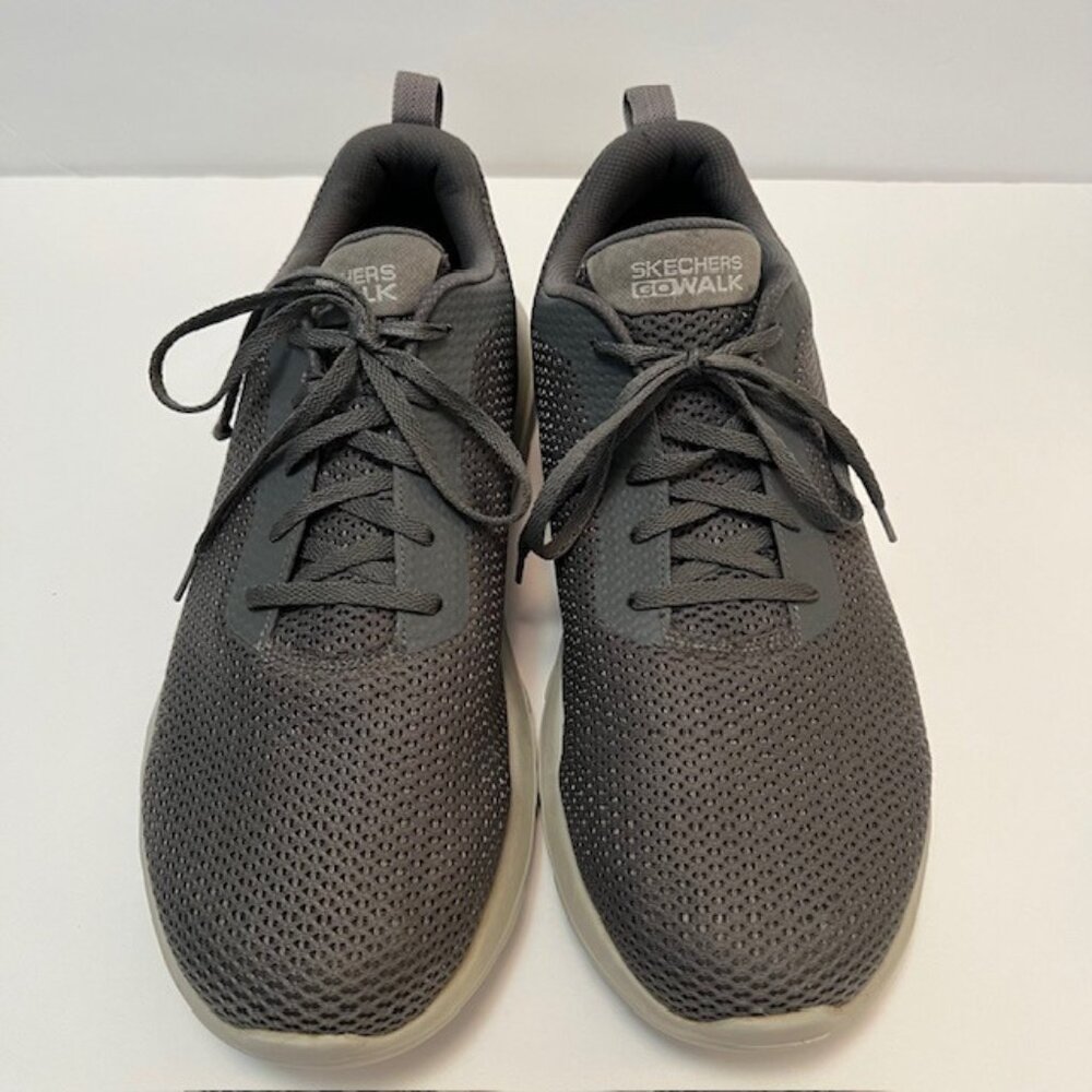 Skechers Men's Go Walk Max-54601 Sneakers, Charcoal, U.S. Size 12 Wide
